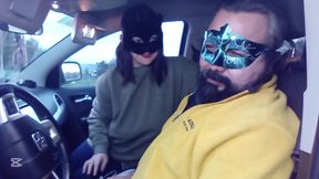 Face slapping in the Car