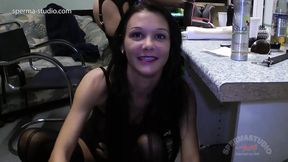 Gangbang slut Julie Skyhigh gets creampied in full length scene