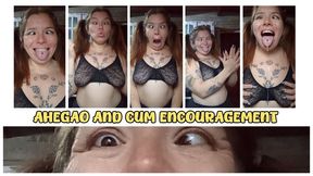 AHEGAO - CUM ENCOURAGEMENT - LOT OF DROOL - part 4