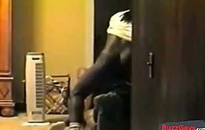 Black Amateur Spanks His Best Fan Hard