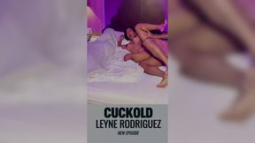 Busty Stepmom Leyne Rodriguez Fucked by Horny Stepson in Front of Cuckold Husband