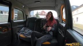 ”Stunning taxi costumer agreed the terms so she has to take on my shaft! - Cindy Shine”