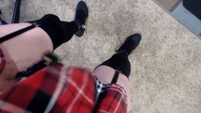 Locked Heel MTF Slut Ass Explodes Inflatable Plug Gush Wrecked