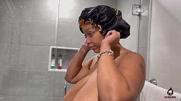 huge tit ebony babes taking shower