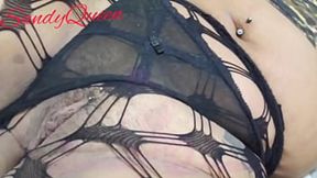 Busty Latina chub loves her massive tits and cooch