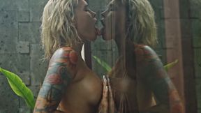 SANKTOR - TATTOOED BLONDE WITH ENORMOUS BACKEND GOES SOLO