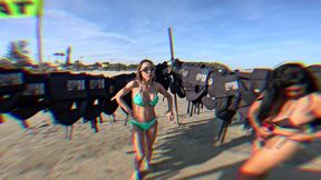 suruba radical! casal mattos e priscila belini foderam com salva-vidas depois do banana boat