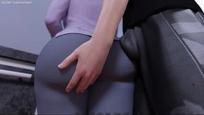 Kissing and Touching Stepmom'_s Big Juicy Ass and Big Breast While She Cooks - Heart Problems 24 By Xenorav