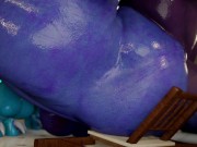 A Growth Gift - Dragon zoid muscle growth animation