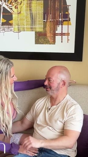 4K Carlie Vixen MILF Seduces Boss in Lingerie for Promotion Creampie