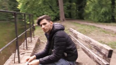 BigStr - He Looks Sad But Also Looks Handsome At The Same Time So He Approaches Him And Asks For Sex