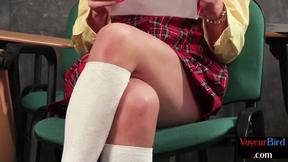 ”21yo dorm voyeur teases prof”