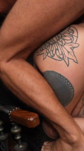 Submissive total slut Marseline Black gets SODOMIZED by Leo Casanova   Clip 2
