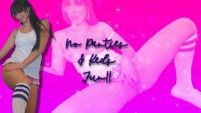 Sexy Adult Cheerleader No Panty Fun wmv