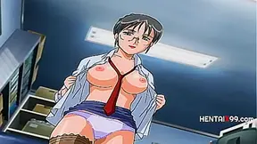 Weak Boy Gets Too Much MILF Pussy - HENTAI