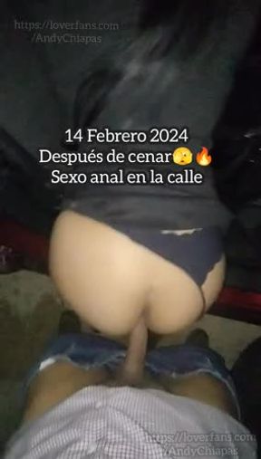 Cogiendo al aire libre sexo anal