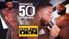 Humped in 50 seconds with Cutler and Romeo taking turns in Brock Banks for Cutler's Den