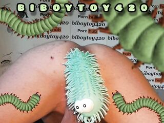 Anal centipede crawling in and out,anime parody.(halloween joy)