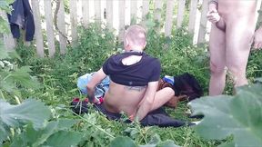 Outdoor exhib sextape with Oscar Wood