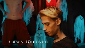 Halloween party helped a make cum with friend