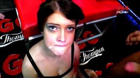 Gangbang bukkake blowbang facial swallow