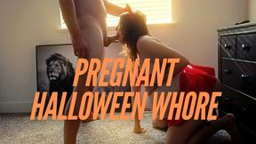 Pregnant Halloween Whore WMV