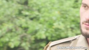 Park ranger Jerry Kaytton raw breeds cute twink scout Leo Ocean