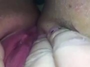 Big dildo little pussy