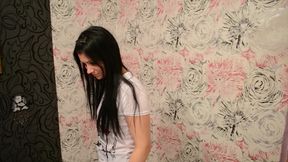 Russian Slut Kristina Stretches Her Ass