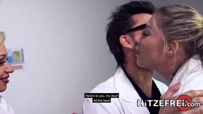 Office Temptation: Dr. Mia Blow's Steamy Solo Session with Toys