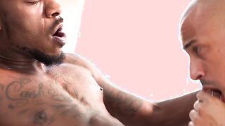 Zario Travezz fed warm cum after Deep Dic bareback drilling