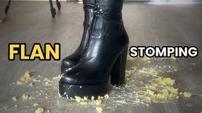 Stomping on a fils de pute de flan