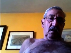 grandpa stroke on webcam