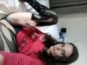 Just me alone, horny playing with myself and asking for cock x