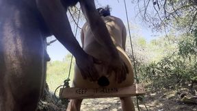 big butt plug in the park