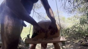 big butt plug in the park