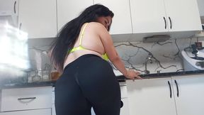 Leggings, Bra and Big Bubbly Farts