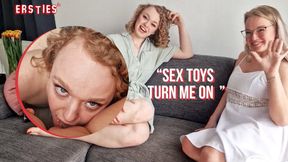 Wild German amateur blonde fists large boob Sarah