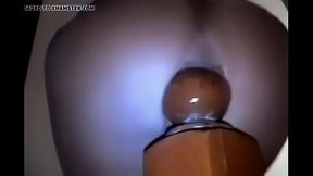 7270668 huge anal gape fucks a monster bedpost knob