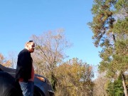 Ginger dick flash!