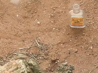 Pee in Bottle Aim Spill - Outdoor Void urine Relief