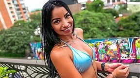 Hot Latina Milf Gets Roughly Fucked By Big American Tourist In Medellin