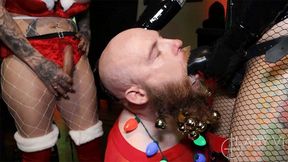 Gag the Halls (Deep Throat, Oral DP) | Lady Vi, Ava Venom and Gnomey Tromboney