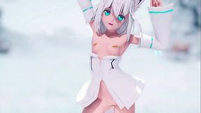 [MMD] S h i r a k a m i Fubuki [Marine Bloomin'_]