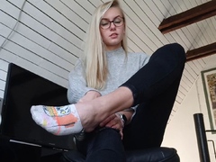 Blonde youngsters Foot Fetish