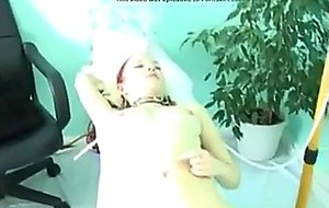 Teen enema training
