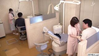 JAV star Eimi Fukada real Japanese dentist office risky sex