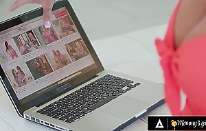 mommysgirl busty reagan foxx teaches dovefucking to her hot  lena paul