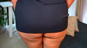 chubby cunt slut gets showered with cum