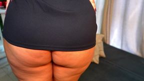 chubby cunt slut gets showered with cum